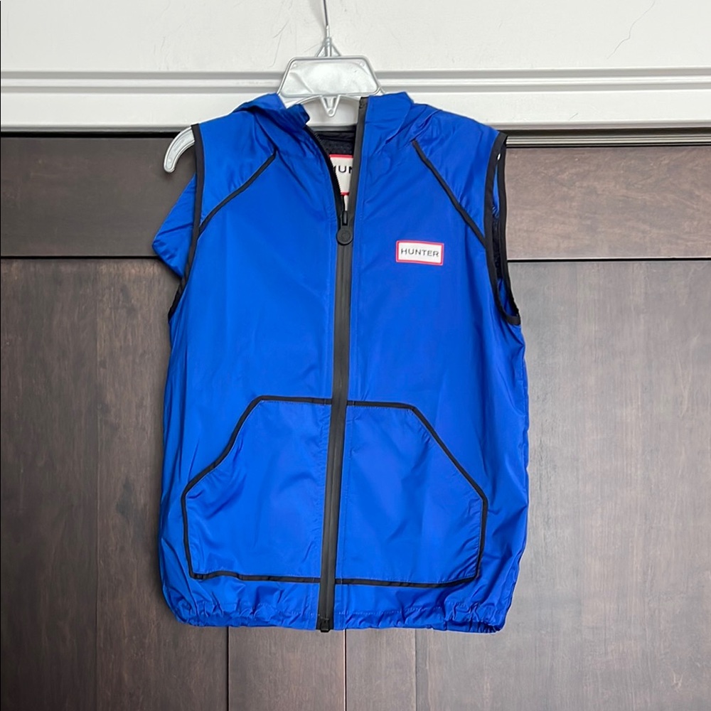 Hunter for Target Kids Blue Hooded Vest Size XS 4/5